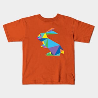 Geometric Rabbit Kids T-Shirt